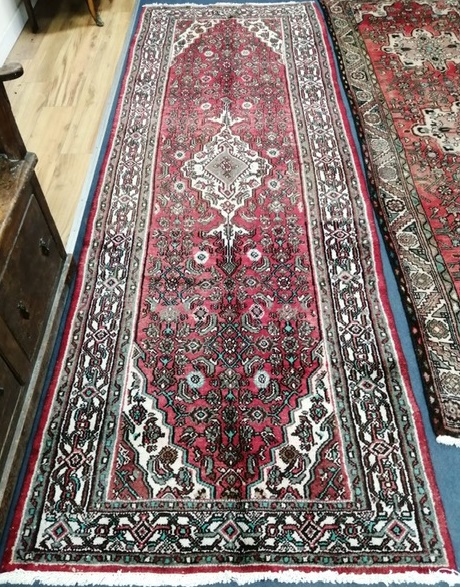 A Hamadan runner 300 x 105cm